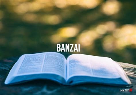 arti kata banzai